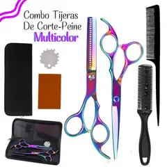 GENERICO - Juego de Tijeras + Accesorios Tornasolado YH1204
