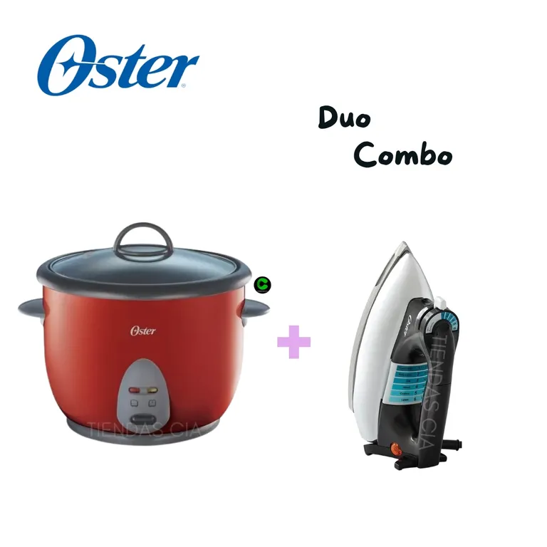 Combo Olla Arrocera CKSTRC1700R y Plancha Clásica