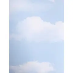 GENERICO - PAPEL TAPIZ MODELO INFANTIL DISEÑO DE NUBES FORMATO 0.53 CM X 10:00M COD A2