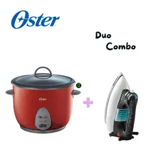 OSTER - Combo Olla Arrocera CKSTRC1700R y Plancha GCSTBV4119