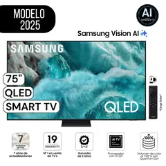 SAMSUNG - Televisor 75" Pulg. QLED QN75Q7F5AGXPE Vision Ai Smart Tv Modelo 2025