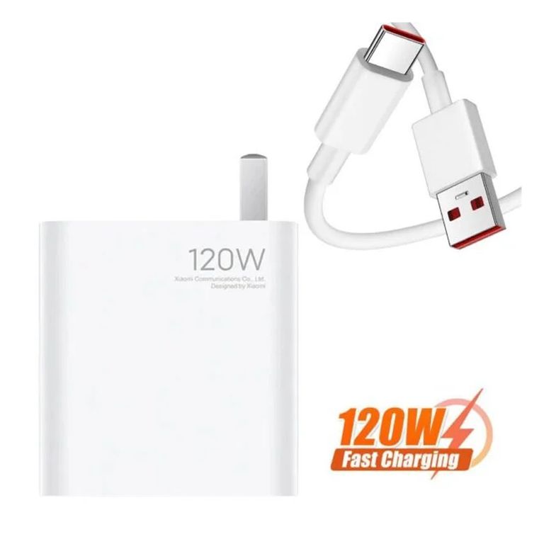 Cargador 120W Carga Rápida Cable Tipo C