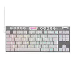 REDRAGON - Teclado Mecánico HORUS TKL K622W RGB Blanco cableado