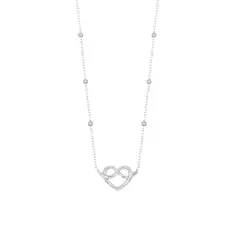 BALIQ - Collar Corazón Infinito Plata 925