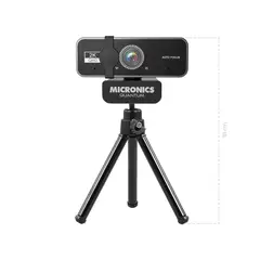 MICRONICS - Cámara Web 2K QHD 2560X1440 con Tripode Quantum W700