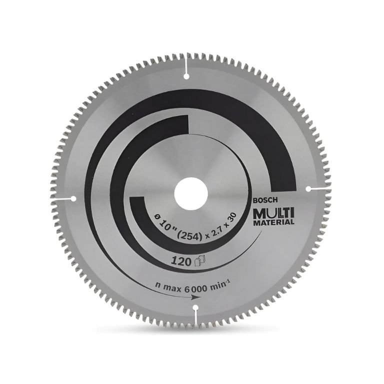 Disco De Sierra 10 120 D Multimaterial Aluminio / Melamin