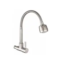 GENERICO - GRIFERIA PARA PARED ACERO INOX