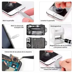 GENERICO - Kit de Destornilladores de Precisión para Reparacion 115 piezas