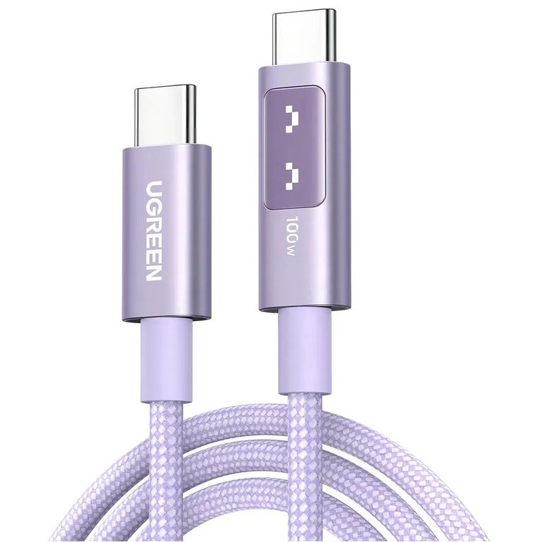 Cable USB-C a USB-C 100W 1m Carga Rápida LED Uno L509 - 65092