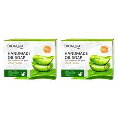 BIOAQUA - PACK 2 JABÓN EN BARRA DE ALOE VERA 100G