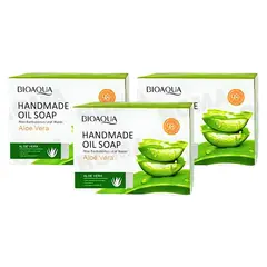 BIOAQUA - PACK 3 JABÓN EN BARRA DE ALOE VERA 100G