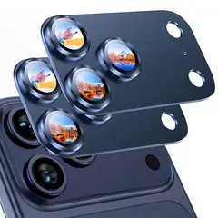 GENERICO - PROTECTOR DE CAMARA IPHONE 17 PRO MAX BLUE