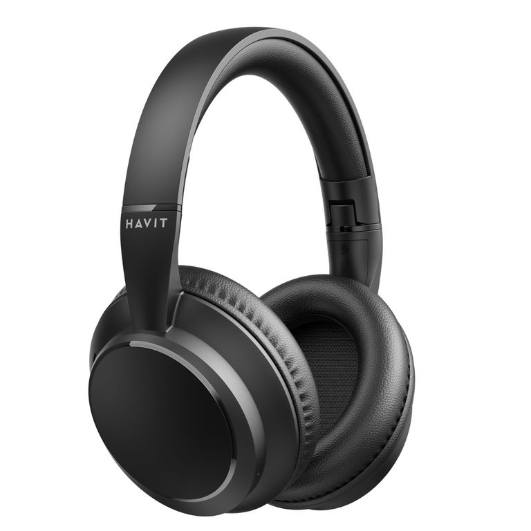 Audífono Bluetooth V5.4 H619BT ENC 20 Horas color negro