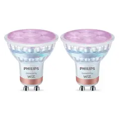 Wiz - 2-pack Foco Dicroico Led Smart Wifi Bt Rgb A60 Gu10 50w