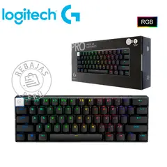LOGITECH - Teclado PRO X 60 inalámbrico RGB, óptico, compacto y gamer