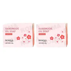 BIOAQUA - PACK 2 JABÓN EN BARRA JAPAN SAKURA 100G
