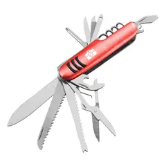 EMERGENCY KIT PERU - Navaja Multiusos 11 en 1 Tipo Suiza de Acero Inoxidable