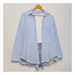 RYBIU IMPORT - Camisa Manga Larga Mujer Algodón