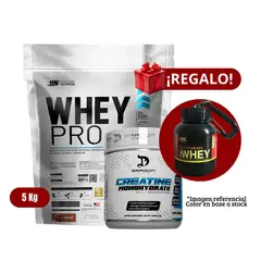 UNIVERSE NUTRITION - Proteína Whey Pro 5Kg Chocolate+Dragon Pharma 1 Kg+Portaproteína
