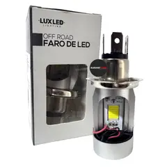 KOBO - Foco LED H4 para Moto con Ojo de Ángel Blanco 3600LM y Sistema de Ventilación Integrado