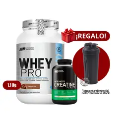UNIVERSE NUTRITION - Proteína Whey Pro 11Kg Chocolate+Optimum Nutrition 600g+Shaker