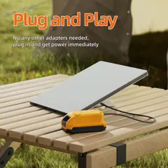 GENERICO - ADAPTADOR DE BATERIA DEWALT 18V - 20V - 1MT - STARLINK MINI