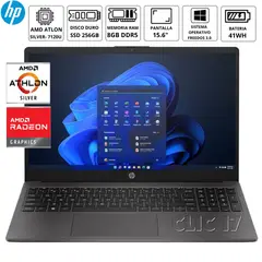 HP - Laptop 255 G10 AMD Athlon Silver, 15.6", RAM 8GB LPDDR5, SSD 256GB