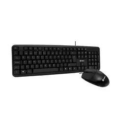 TEROS - Kit Teclado + Mouse Inalámbrico TE-4062N Negro