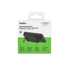 BELKIN - POWER BANK 5K MAGSAFE Qi2 NEGRO