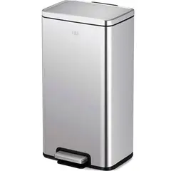 EKO - Papelera con pedal de Acero Inoxidable 30L 333x617 cm