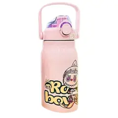 GENERICO - Toma Todo Botella 1 Litro con Asa Pico Térmico Tapa Rosca