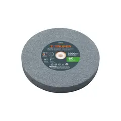 TRUPER - Piedra afilador 8" para esmeril, grano 60