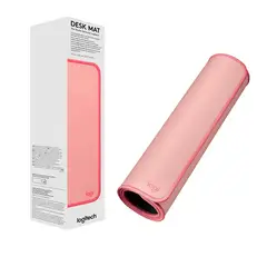 LOGITECH - Mouse Pad DeskMat Rosa Dark 300x700mm Antideslizante Durable