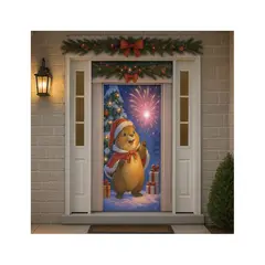 GENERICO - Funda Navideña Para Puerta 410878-3-2