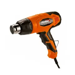 REDBO - Pistola De Calor 2000W 350650 Grados Naranja Multiuso