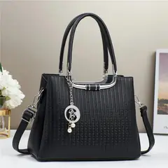 GENERICO - CARTERA BOLSO DE MANO ELEGANTE PREMIUN ALTA CALIDAD DOBLE DISEÑO