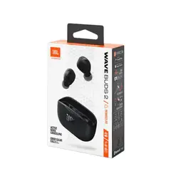 JBL - Audifonos Wave Buds 2 Negro Bluetooth In Ear Cancelacion Ruido
