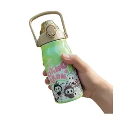 GENERICO - Toma Todo Botella 1 Litro con Asa Pico Térmico Tapa Rosca