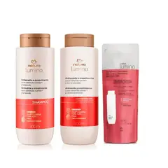 NATURA - Shampoo y acondicionador anticaida lumina + regalo
