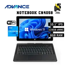 ADVANCE - NOTEBOOK 2 en 1 CN4058 / CELERON N4020 / 8GB RAM/ 128GB /10.1"PANTALLA TOUCH