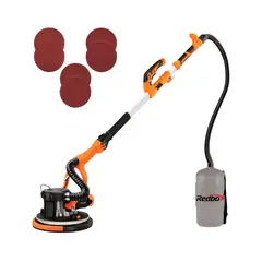 REDBO - Lijadora De Paredtecho Drywall 1100w Aspira Polvo Pulido