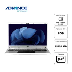 ADVANCE - Notebook NV9855 15.6" Celeron N4020 1.10 GHz 8GB RAM 256GB SSD