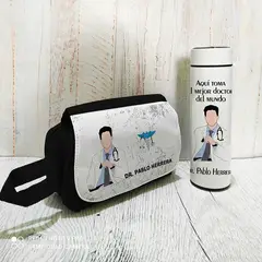 M MATIX SHOP - Matix - Regalos Personalizados MédicoProfesiones - Termo + Cartuchera
