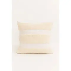 ZALMOHADAS - Cojín Beige Peluche 45×45 Estilo Nórdico