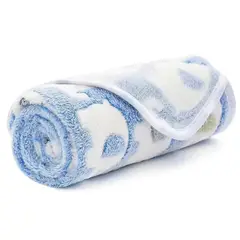 BABY MERINOS - Manta Felpa Bebé Recien nacido - Elefantes - S2352