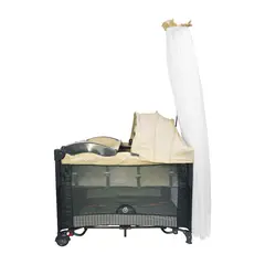 BABY KITS - Cuna Corral Mecedora Summer Beige