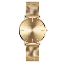 HANNAH MARTIN - RELOJ ORIGINAL ELEGANTE DORADO HAN-88