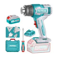 TOTAL - Pistola De Calor Inalámbrica 20v 1bat Tubos Tbli20065