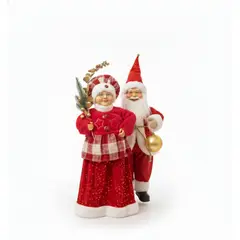GENERICO - Muñecos Navideños Decoración Pareja Adornos Figuras
