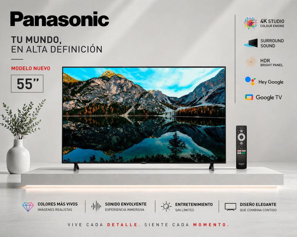 Televisor 55" Pulg. LED 4K TC-55NX700P - Negro